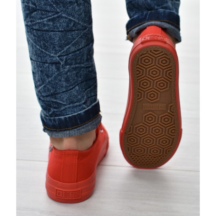 Trampki  BIG STAR FF374097 Czerwone