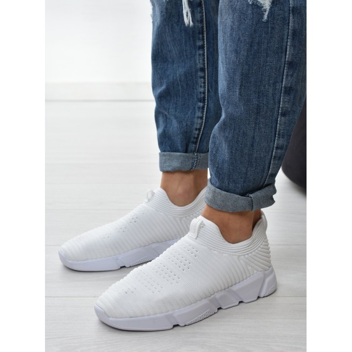 Buty sportowe damskie Big Star DD274460 - Biały