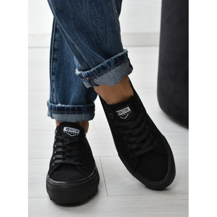 Trampki damskie Big Star FF274248 - Czarne
