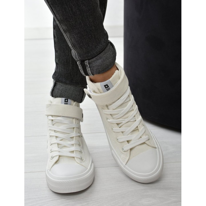 Trampki damskie Big Star FF274579 Białe
