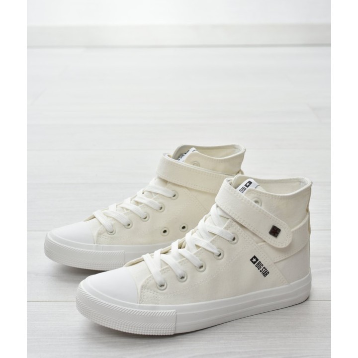 Trampki damskie Big Star FF274579 Białe