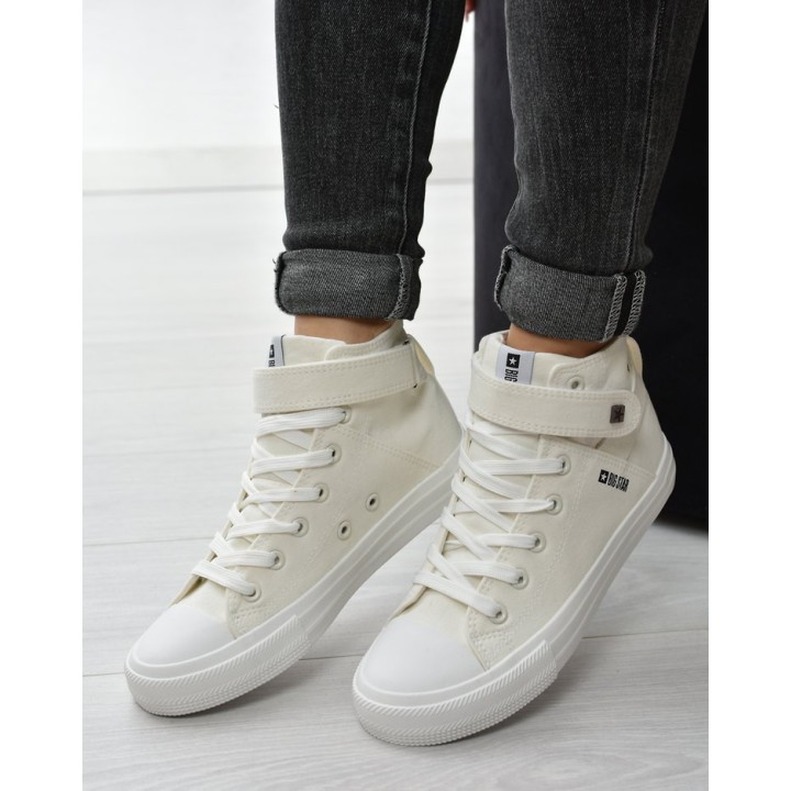 Trampki damskie Big Star FF274579 Białe
