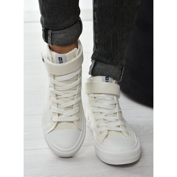 Trampki damskie Big Star FF274579 Białe