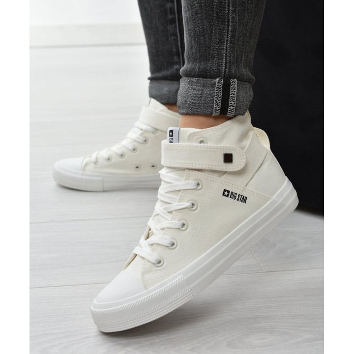 Trampki damskie Big Star FF274579 Białe