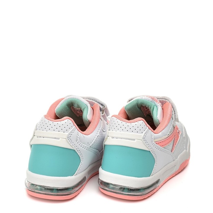 Buty dziecięce sportowe American ES12 /19/20 Biało-różowe