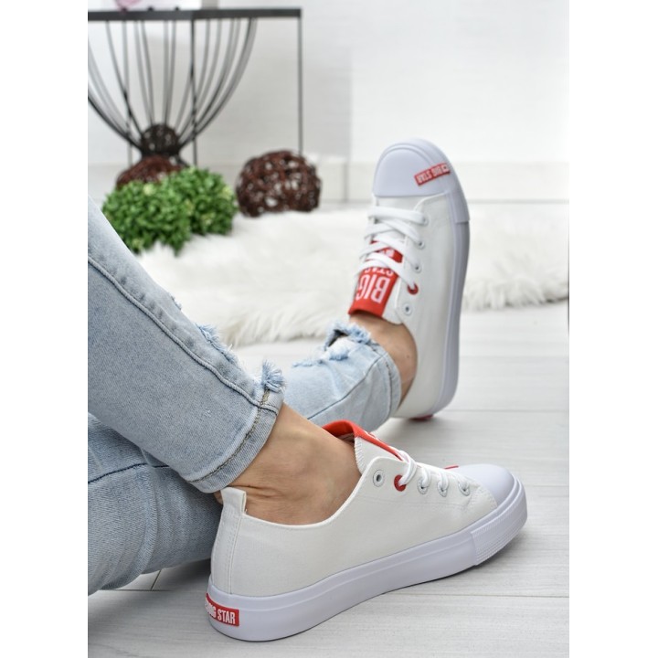 Trampki damskie Big Star HH274675 Białe