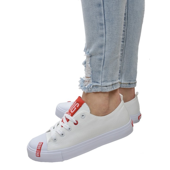 Trampki damskie Big Star HH274675 Białe