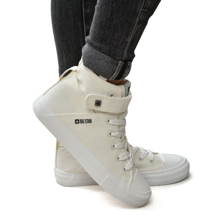 Trampki damskie Big Star FF274579 Białe