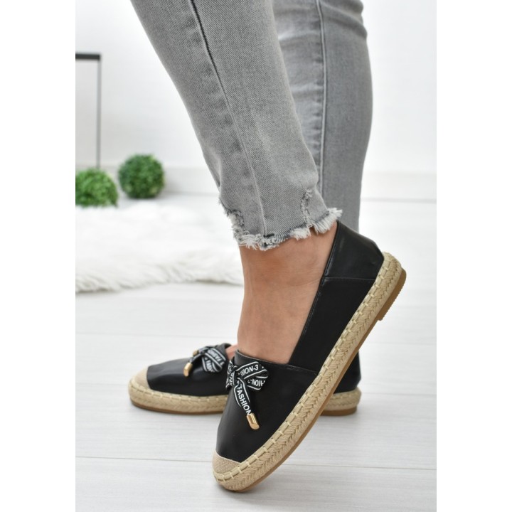 Espadryle Damskie S.Barski RS-A18-czarne
