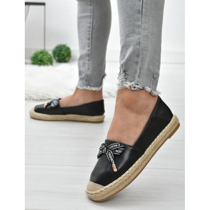 Espadryle Damskie S.Barski RS-A18-czarne