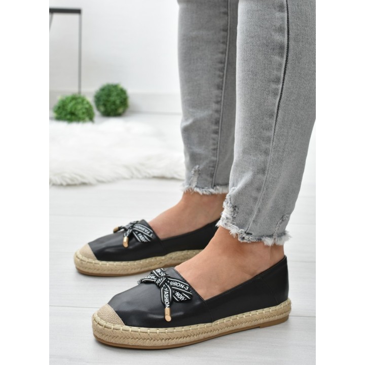Espadryle Damskie S.Barski RS-A18-czarne