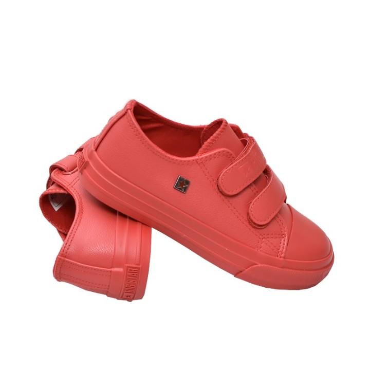 Trampki Dziecięce na rzepy Big Star GG374012 - Czerwone
