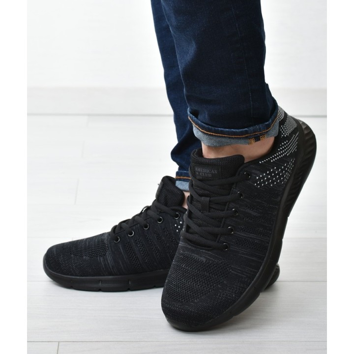 Buty sportowe American Club HA04 - Czarny