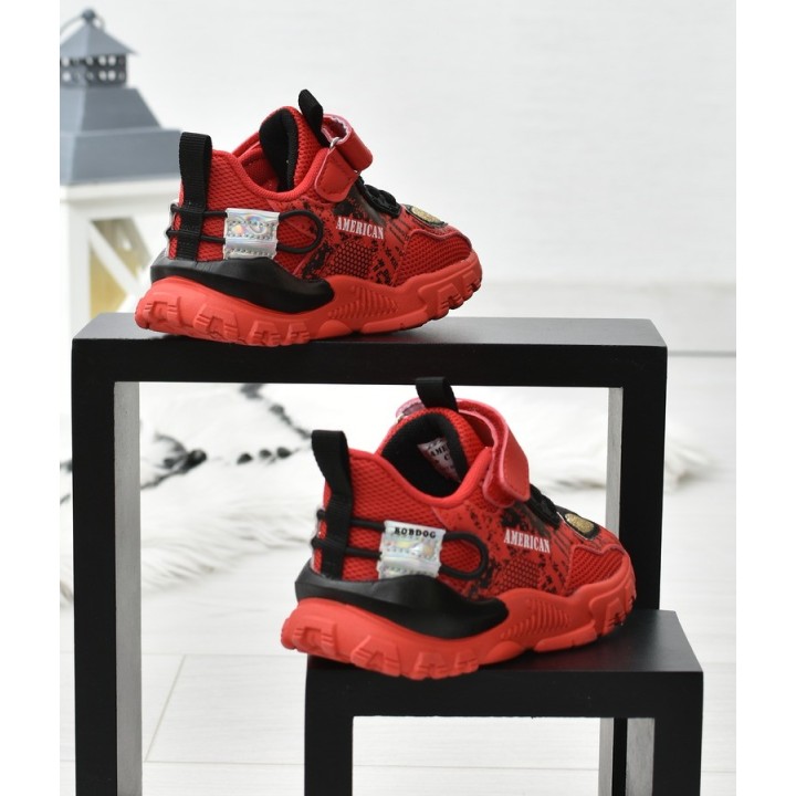 Buty sportowe dziecięce American BD08 Czerwone