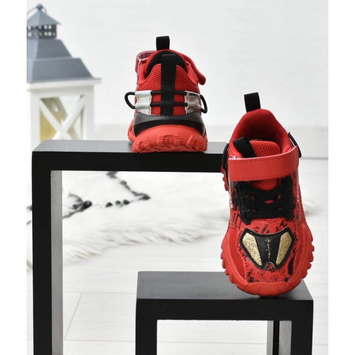 Buty sportowe dziecięce American BD08 Czerwone