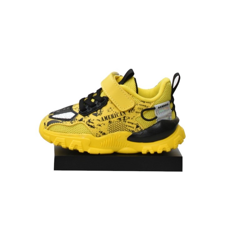 Buty sportowe dziecięce American BD08 Żółte