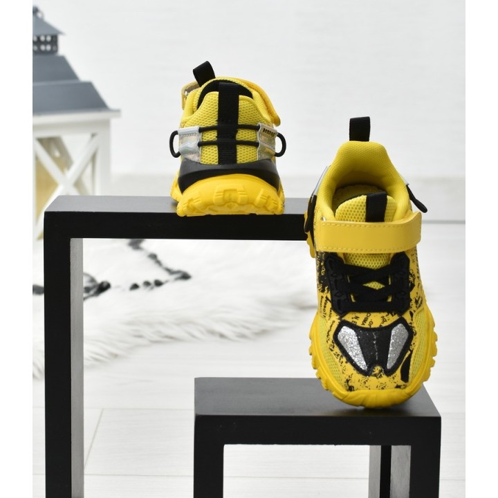 Buty sportowe dziecięce American BD08 Żółte
