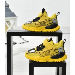 Buty sportowe dziecięce American BD08 Żółte