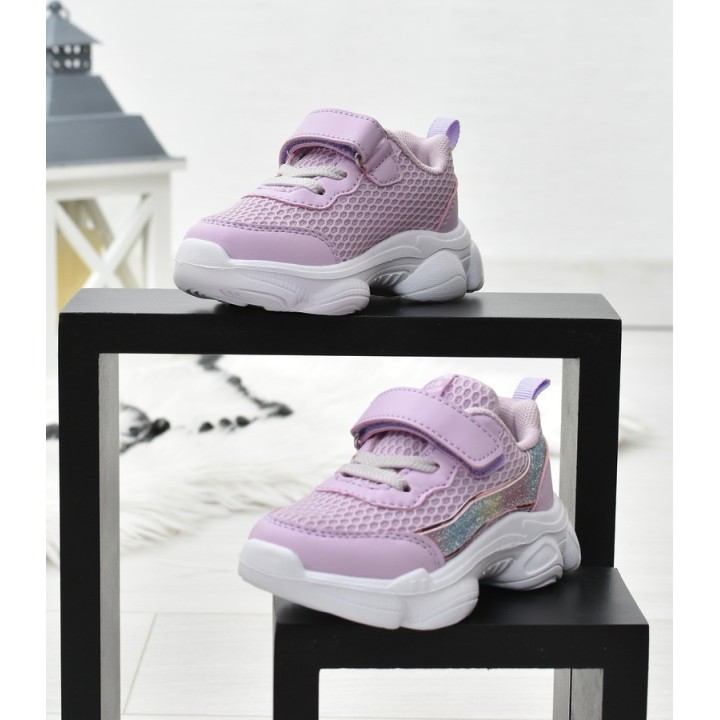 Buty sportowe dziecięce American BD12 Fioletowe