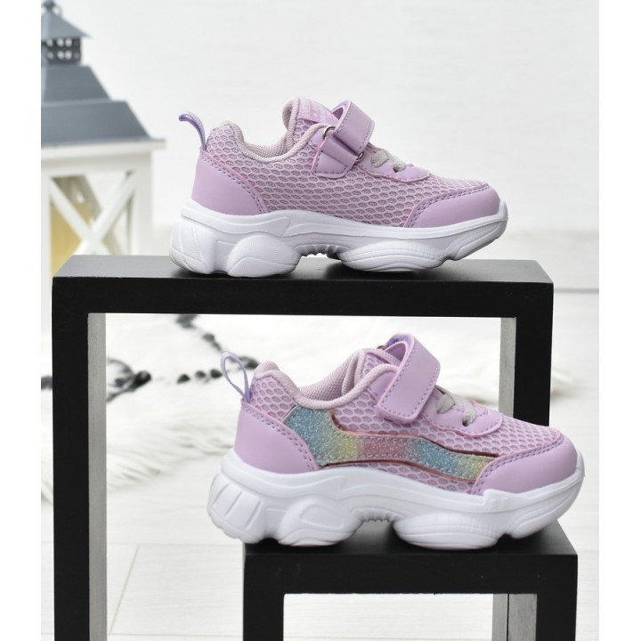 Buty sportowe dziecięce American BD12 Fioletowe