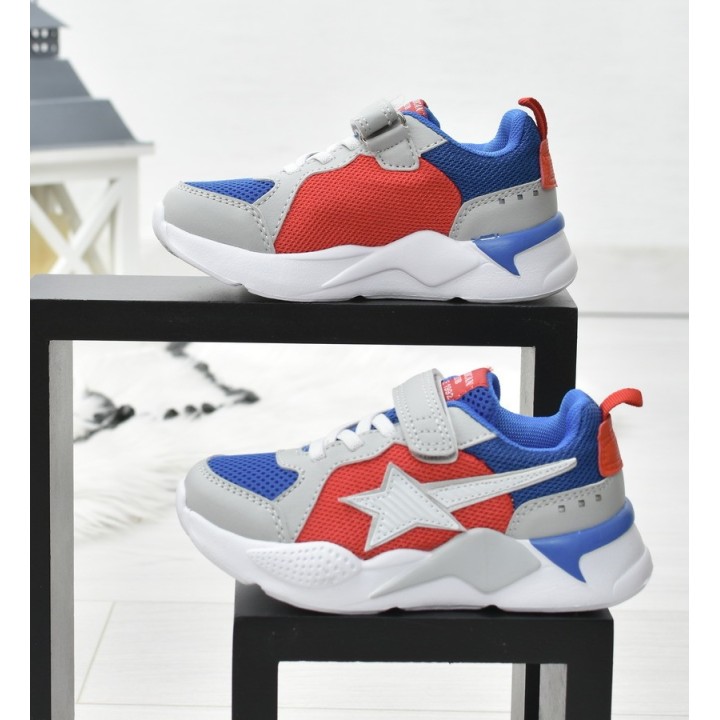Buty sportowe dziecięce American ES09 Szare