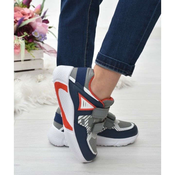 Buty sportowe dziecięce American ES08 Szare