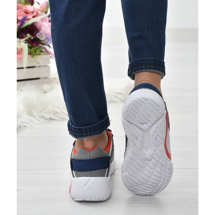 Buty sportowe dziecięce American ES08 Szare