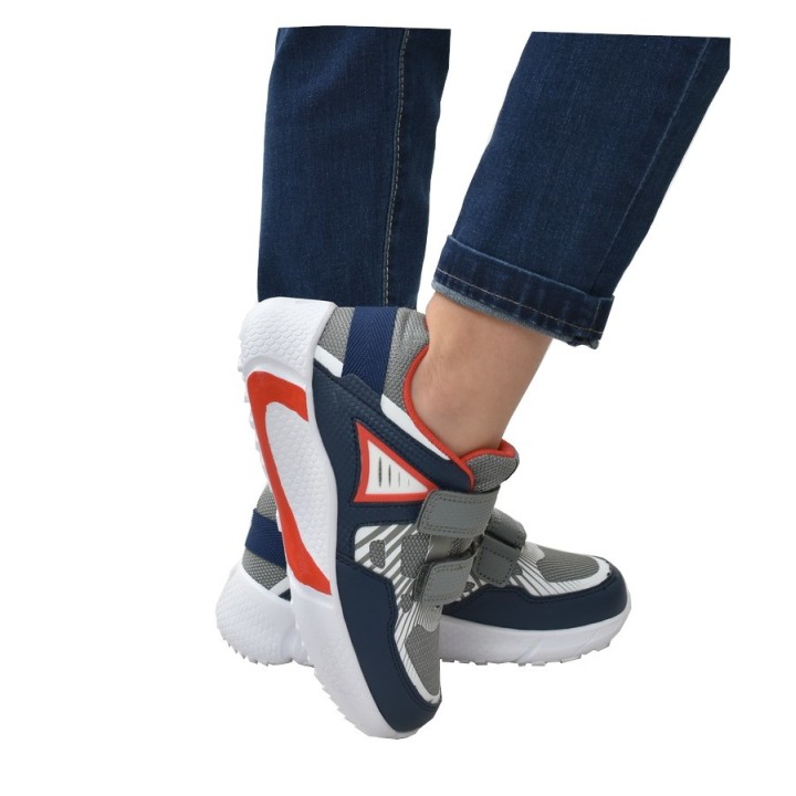 Buty sportowe dziecięce American ES08 Szare
