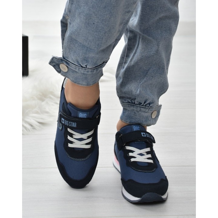 Buty sportowe dziecięce Big Star HH374110 Granatowe