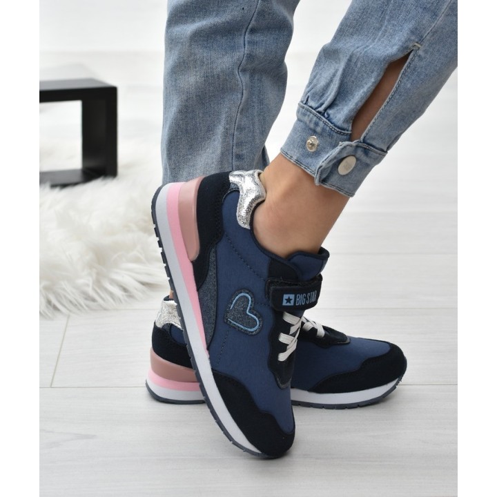 Buty sportowe dziecięce Big Star HH374110 Granatowe