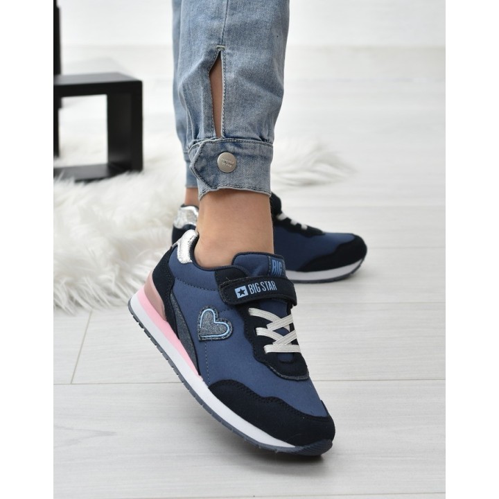 Buty sportowe dziecięce Big Star HH374110 Granatowe