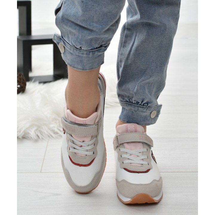 Buty sportowe dziecięce Big Star HH374109 Białe
