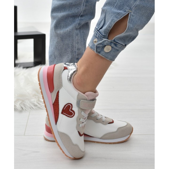 Buty sportowe dziecięce Big Star HH374109 Białe
