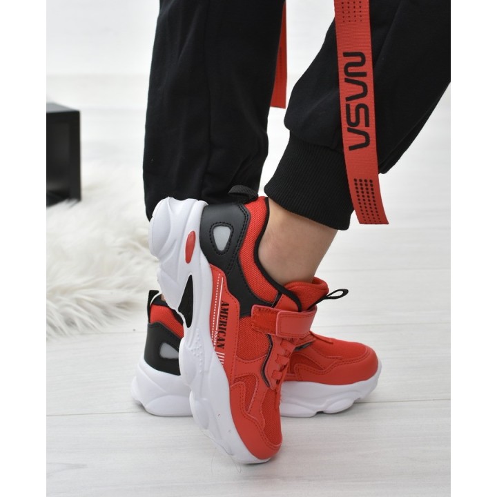 Buty sportowe dziecięce American RL05 Czerwone
