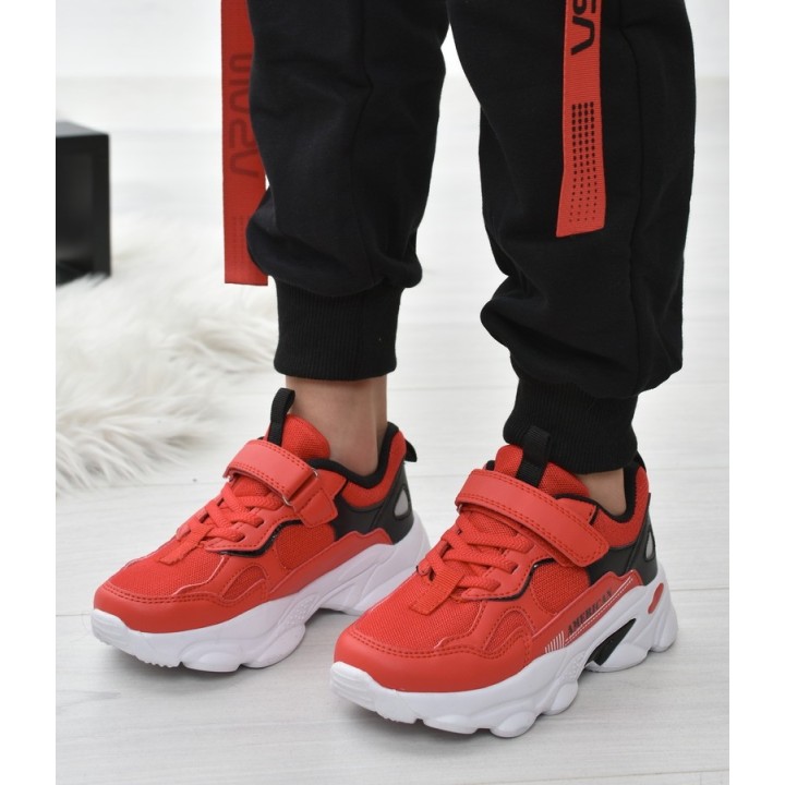 Buty sportowe dziecięce American RL05 Czerwone