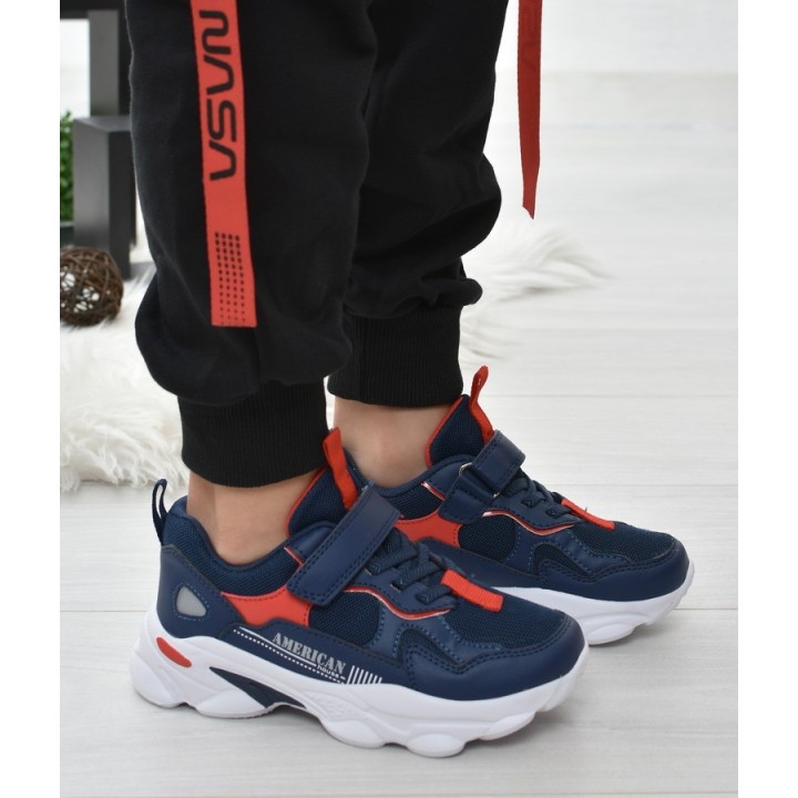Buty sportowe dziecięce American RL05 Granatowe