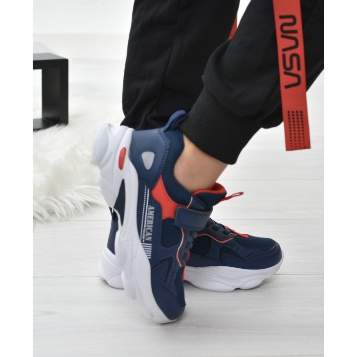Buty sportowe dziecięce American RL05 Granatowe