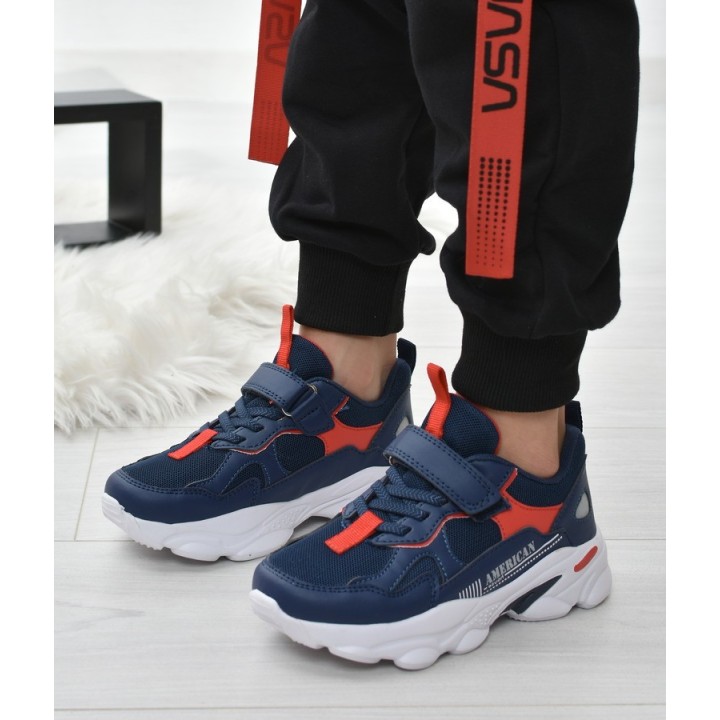 Buty sportowe dziecięce American RL05 Granatowe