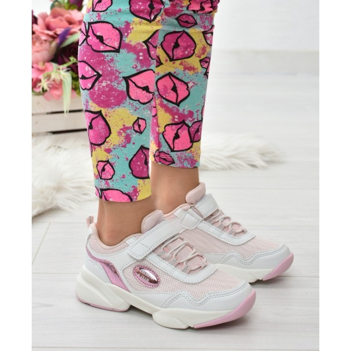 Buty sportowe dziecięce American RL16 Białe