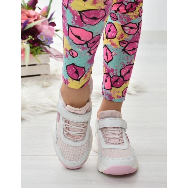 Buty sportowe dziecięce American RL16 Białe