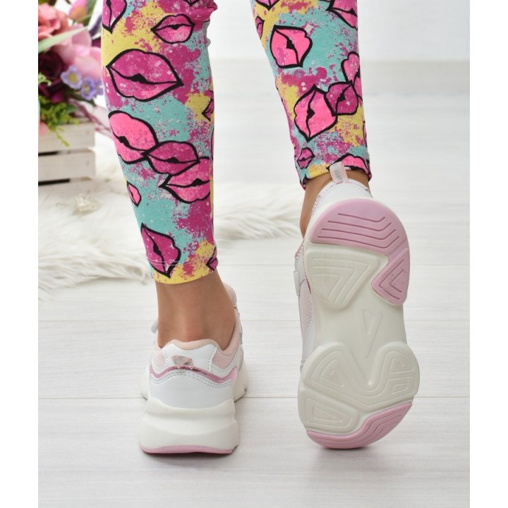 Buty sportowe dziecięce American RL16 Białe