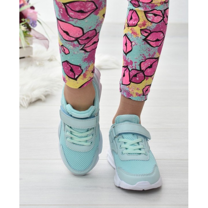 Buty sportowe dziecięce American RL17 Miętowe