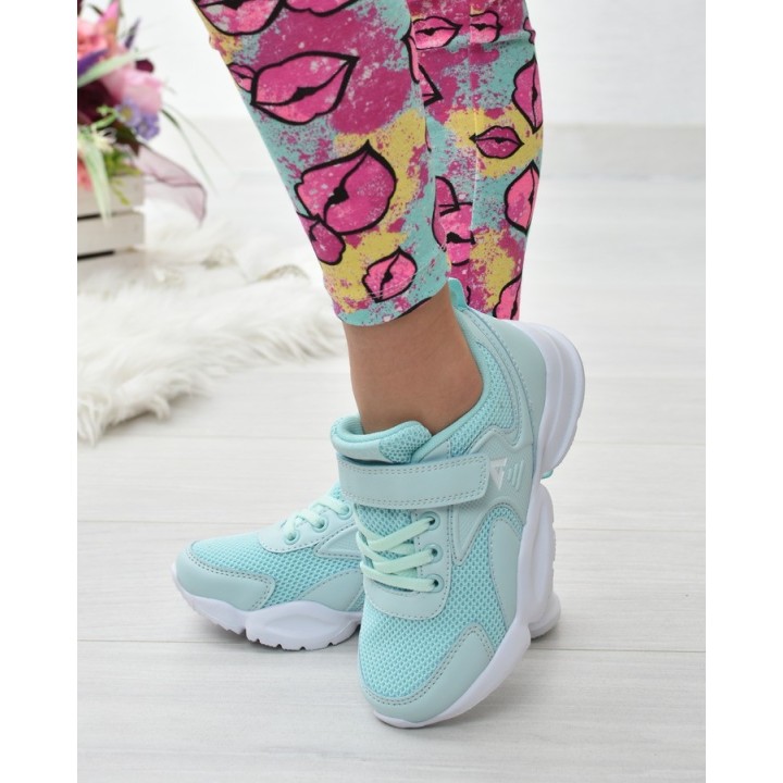 Buty sportowe dziecięce American RL17 Miętowe