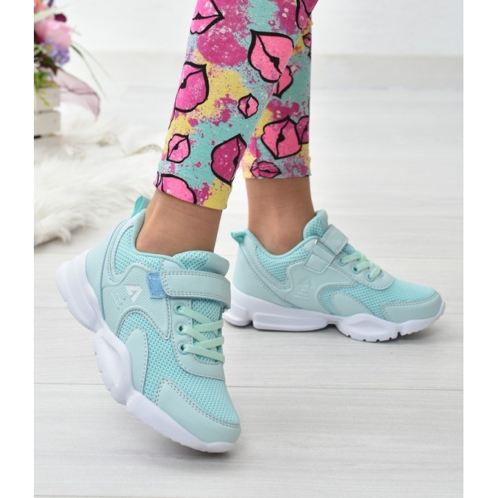Buty sportowe dziecięce American RL17 Miętowe