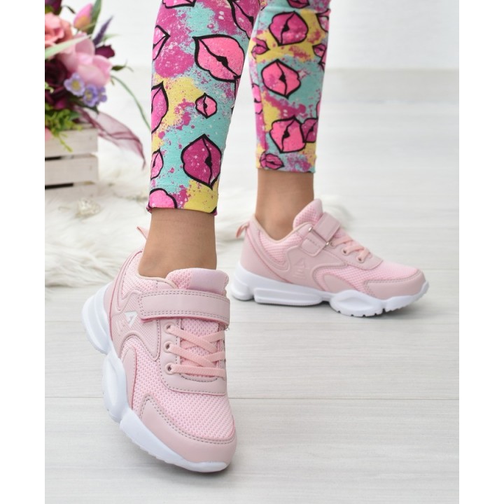 Buty sportowe dziecięce American RL17 Różowe