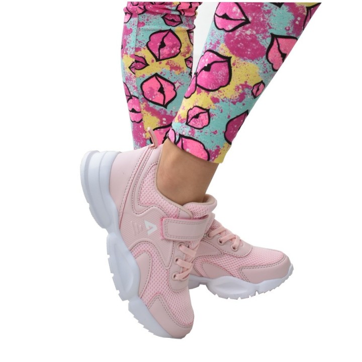 Buty sportowe dziecięce American RL17 Różowe