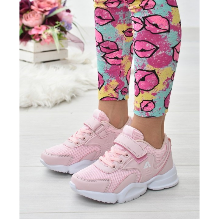 Buty sportowe dziecięce American RL17 Różowe