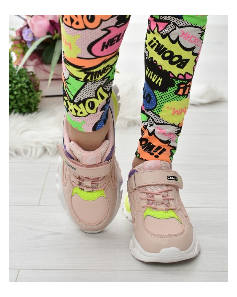 Buty sportowe dziecięce F-2 Różowe