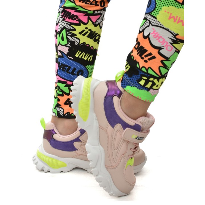 Buty sportowe dziecięce F-2 Różowe