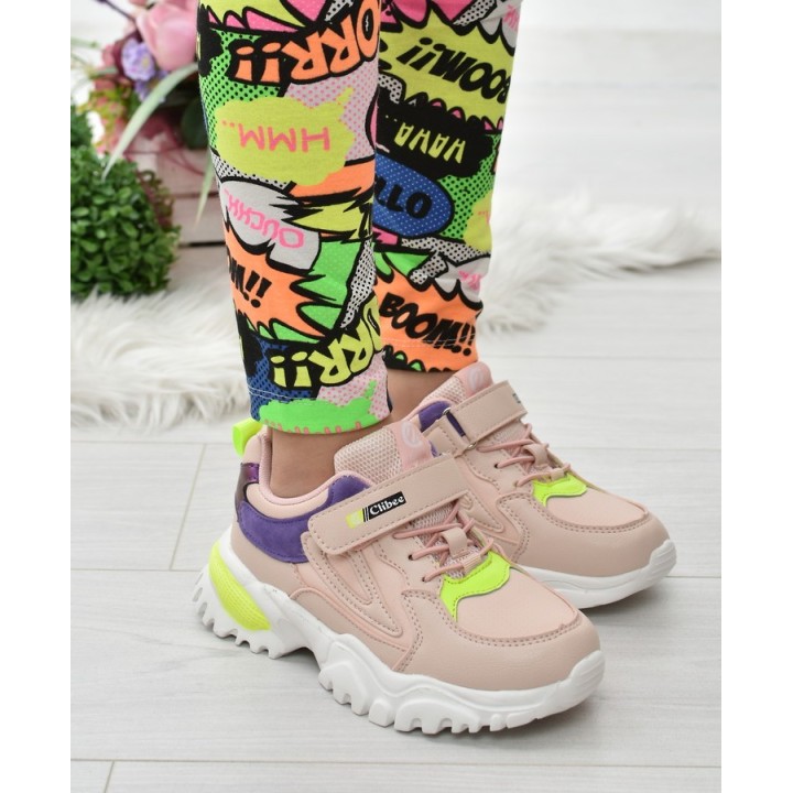 Buty sportowe dziecięce F-2 Różowe